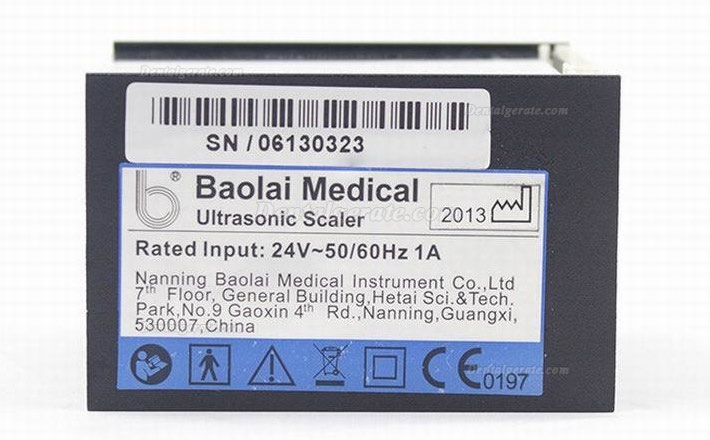 Baolai Dental C5 Eingebauter Ultraschall-Scaler mit H1-Handst&uuml;ck und 4 * Spitzen